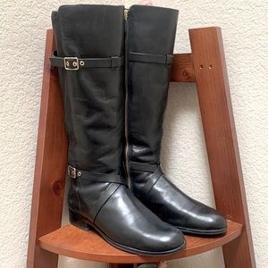 Cole Haan Grand OS Black Leather Boots…